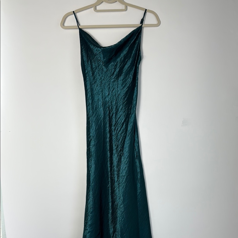 RESA Green Spaghetti Strap Slip Maxi Dress Size XS